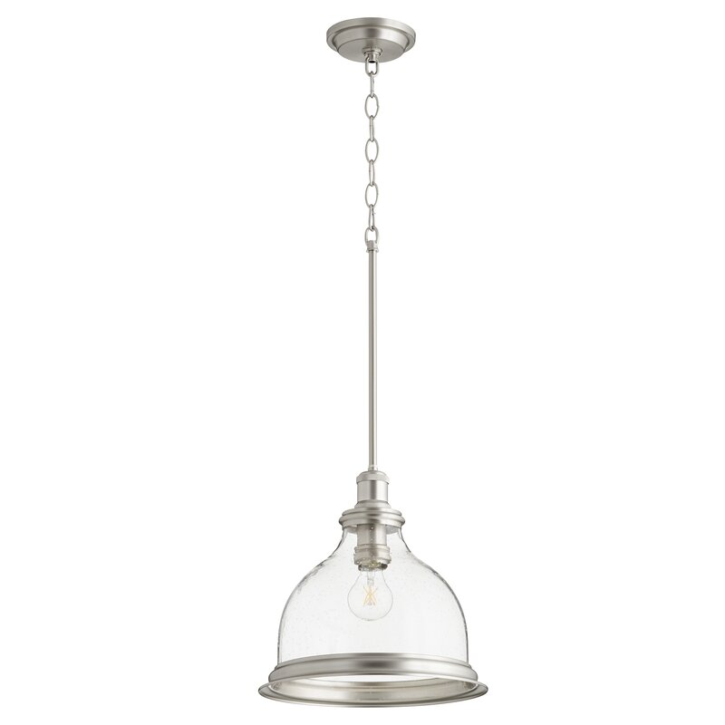 Longshore Tides Crum 1 Light Single Dome Pendant Wayfair